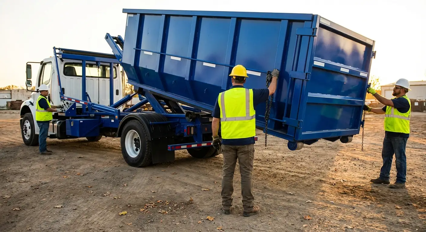 Commercial debris containment dumpster in Orlando, FL