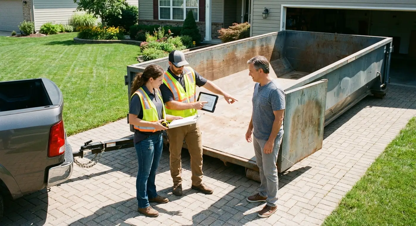 10 Yard Dumpster Rental Process in Orlando, FL