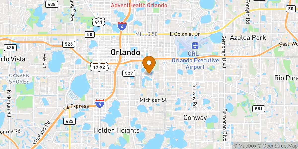  neighborhood map in Orlando, FL